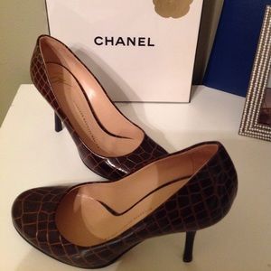 Giuseppe Zanotti Crocodile embossed pump SZ 37.5